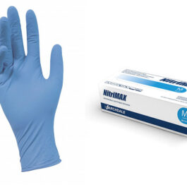 Перчатки нитриловые NITRIMAX 50 шт / 25 пар – S, Голубой